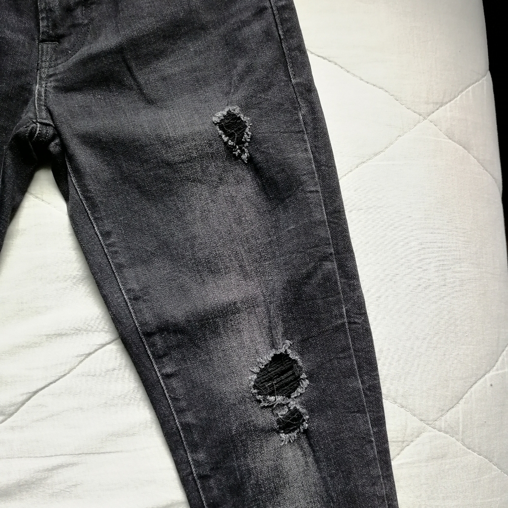 AMERICAN EAGLE Mens Distress Skinny Flex 26x28 - Picture 4 of 11